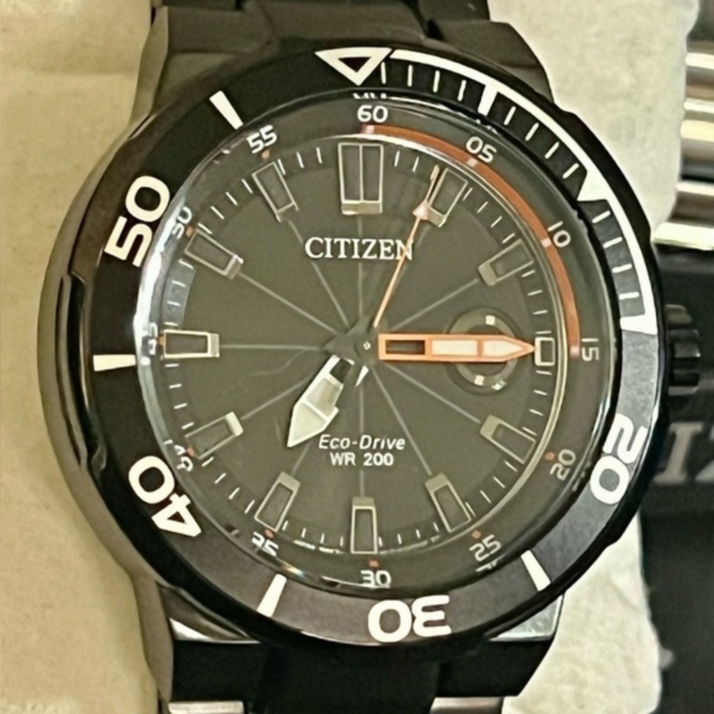 Citizen Endeavor Date Two Tone Designer Classic Men’s Watch - Picture 3 of 8